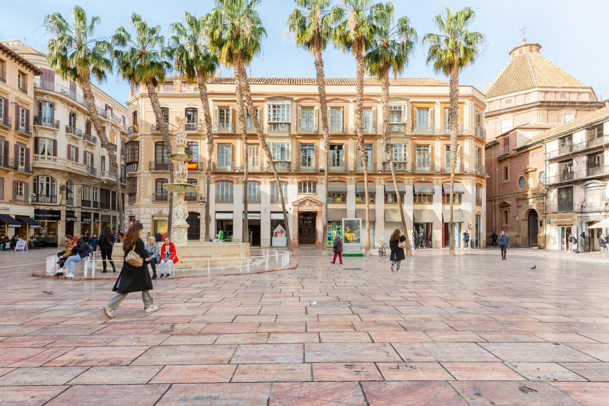 Ferienwohnung Plaza De La Constitucion Málaga Exterior foto
